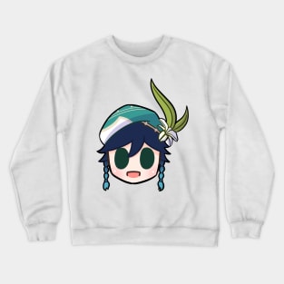 Genshin Impact Venti chibi head Crewneck Sweatshirt